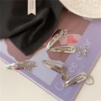 Women's Basic Simple Style Commute Letter Star Bow Knot Metal Hair Clip main image 2