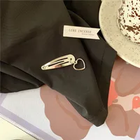 Women's Basic Simple Style Commute Letter Star Bow Knot Metal Hair Clip sku image 2