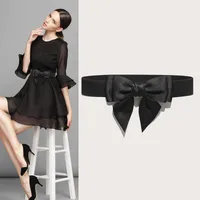 Casual Solid Color Bow Knot Cotton Women's Leather Belts main image 2