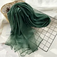 Women's Chinoiserie Ethnic Style Stripe Artificial Cotton  Silk Nylon Silk Scarf sku image 36