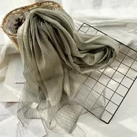 Women's Chinoiserie Ethnic Style Stripe Artificial Cotton  Silk Nylon Silk Scarf sku image 38