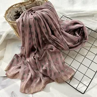Women's Chinoiserie Ethnic Style Stripe Artificial Cotton  Silk Nylon Silk Scarf sku image 29