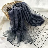 Women's Chinoiserie Ethnic Style Stripe Artificial Cotton  Silk Nylon Silk Scarf sku image 40