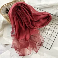 Women's Chinoiserie Ethnic Style Stripe Artificial Cotton  Silk Nylon Silk Scarf sku image 37