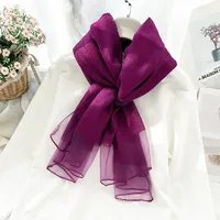 Women's Chinoiserie Ethnic Style Stripe Artificial Cotton  Silk Nylon Silk Scarf sku image 45