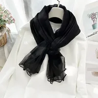 Women's Chinoiserie Ethnic Style Stripe Artificial Cotton  Silk Nylon Silk Scarf sku image 47