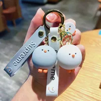 Cartoon Style Letter PVC Unisex Keychain main image 4
