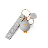 Cartoon Style Letter PVC Unisex Keychain main image 5