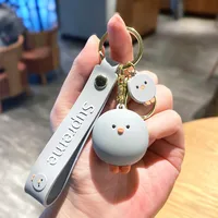 Cartoon Style Letter PVC Unisex Keychain sku image 4