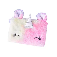Unisex Medium Plush  Cute Square Zipper Crossbody Bag main image 3