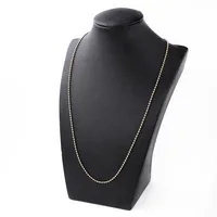 10 Strands/Package 450mm 600mm 304 Stainless Steel Gold Plated Ball Solid Color Polished Semi-Finished Necklace Chain main image 3