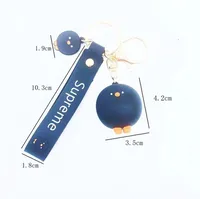 Cartoon Style Letter PVC Unisex Keychain main image 6