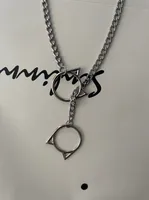 304 Stainless Steel Simple Style Hollow Out Heart Shape Pendant Necklace sku image 11