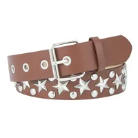 IG Style Punk Star Pu Leather Iron  Women's Leather Belts main image 4