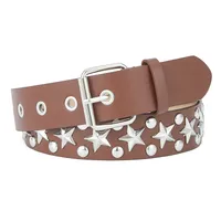 IG Style Punk Star Pu Leather Iron  Women's Leather Belts sku image 4