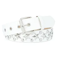 IG Style Punk Star Pu Leather Iron  Women's Leather Belts sku image 3