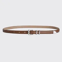 Basic Simple Style Solid Color Pu Leather Alloy Women's Leather Belts sku image 2
