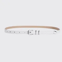 Basic Simple Style Solid Color Pu Leather Alloy Women's Leather Belts sku image 6