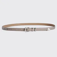 Basic Simple Style Solid Color Pu Leather Alloy Women's Leather Belts sku image 4