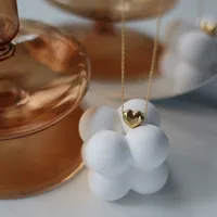 Wholesale Jewelry IG Style Sweet Heart Shape Titanium Steel Necklace main image 1