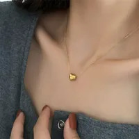 Wholesale Jewelry IG Style Sweet Heart Shape Titanium Steel Necklace main image 3