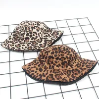 Unisex Casual Simple Style Leopard Wide Eaves Bucket Hat main image 2