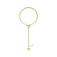 304 Stainless Steel Simple Style Hollow Out Heart Shape Pendant Necklace sku image 41