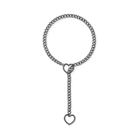 304 Stainless Steel Simple Style Hollow Out Heart Shape Pendant Necklace sku image 31
