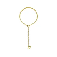 304 Stainless Steel Simple Style Hollow Out Heart Shape Pendant Necklace sku image 13