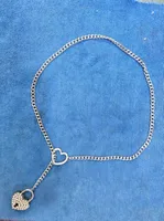 304 Stainless Steel Simple Style Hollow Out Heart Shape Pendant Necklace sku image 51