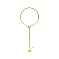 304 Stainless Steel Simple Style Hollow Out Heart Shape Pendant Necklace sku image 45