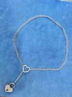 304 Stainless Steel Simple Style Hollow Out Heart Shape Pendant Necklace sku image 57