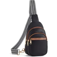 Women's Basic Classic Style Solid Color Pu Leather Waist Bags main image 2