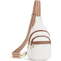 Women's Basic Classic Style Solid Color Pu Leather Waist Bags main image 1