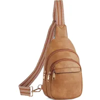 Women's Basic Classic Style Solid Color Pu Leather Waist Bags main image 5