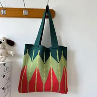 Women's Medium Polyester Color Block Vintage Style Classic Style Square Open Shoulder Bag main image 4
