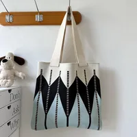 Women's Medium Polyester Color Block Vintage Style Classic Style Square Open Shoulder Bag sku image 5