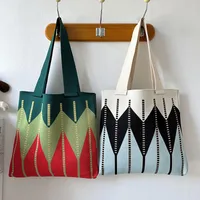 Women's Medium Polyester Color Block Vintage Style Classic Style Square Open Shoulder Bag main image 1