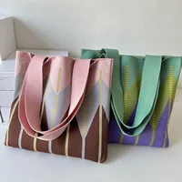 Women's Medium Polyester Color Block Vintage Style Classic Style Square Open Shoulder Bag main image 5
