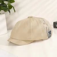 Men's Casual Simple Style Solid Color Hollow Out Wide Eaves Newsboy Cap main image 2