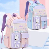 Waterproof Animal Cartoon Letter School Daily Kids Backpack main image 3