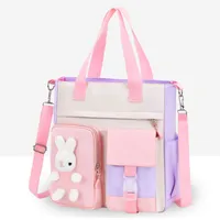 Waterproof Animal Cartoon Letter School Daily Kids Backpack sku image 2