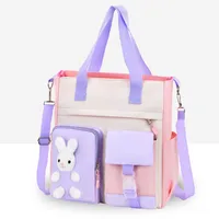 Waterproof Animal Cartoon Letter School Daily Kids Backpack sku image 3