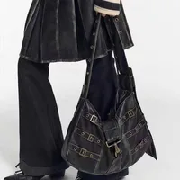 Women's Large Pu Leather Solid Color Streetwear Square Zipper Tote Bag main image 3
