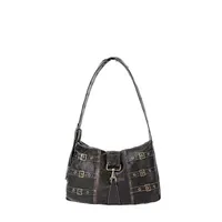 Women's Large Pu Leather Solid Color Streetwear Square Zipper Tote Bag main image 4