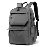 Backpack Men's Business Backpack Fashion Oxford Cloth Large Capacity Satchel Student School Bag Computer Bag Men's Bag sku image 1