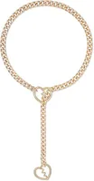 304 Stainless Steel Simple Style Hollow Out Heart Shape Pendant Necklace sku image 27