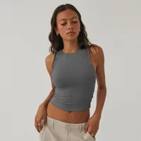 Spice Girl Fashion Spring And Summer Y2K Sleeveless Vest Slim-fit Slimming Inner Wearing Outer Wearing Sports Short Top For Women main image 1