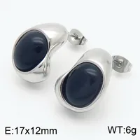 1 Pair Vintage Style Water Droplets 304 Stainless Steel 18K Gold Plated Ear Studs sku image 2