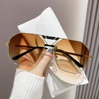 Basic Simple Style Solid Color Ac Polygon Full Frame Women's Sunglasses main image 3